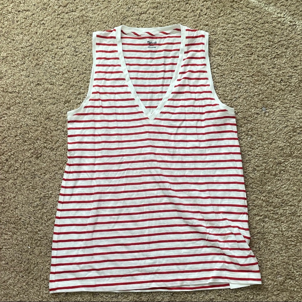 Madewell Stripe Tank NWT